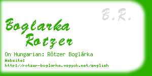 boglarka rotzer business card