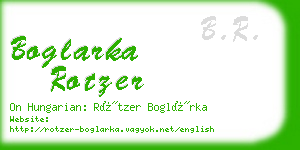 boglarka rotzer business card
